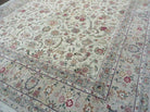 8' X 10' Vintage Handmade Chinese Oriental Floral Wool Rug Silk Accent # 28 Wow - Jewel Rugs