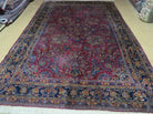 7' X 10' Antique Indian Manchester Wool Gandehar Hand Made Rug Nice - Jewel Rugs