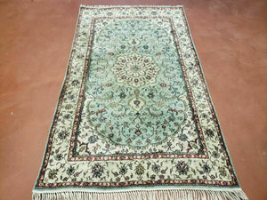 3' X 5' Handmade Silk Turkish Rug Kayseri Carpet Nice - Jewel Rugs