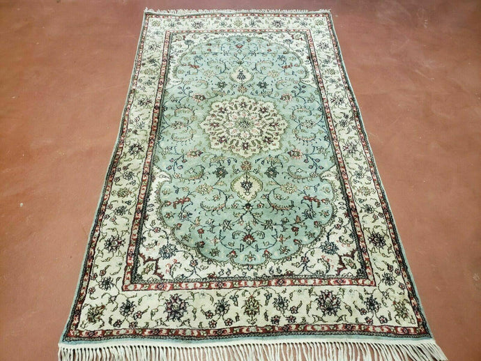 3' X 5' Handmade Silk Turkish Rug Kayseri Carpet Nice - Jewel Rugs