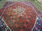 7' X 11' Vintage Handmade India Geometric Oriental Wool Rug Carpet Vegy Dyes - Jewel Rugs