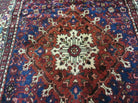 5.5' X 10.5' Antique Handmade Indian Agra Wool Rug Tribal Vegetable Dyes - Jewel Rugs