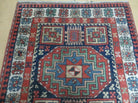 3 '4" X 10' Vintage Handmade Turkish Kazak Caucasian Wool Runner Rug Red Nice - Jewel Rugs