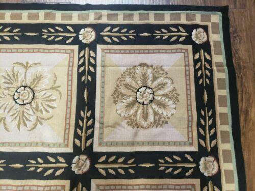 4' X 6' Handmade French Aubusson Savonnerie Garden Design Needlepoint Rug Nice - Jewel Rugs