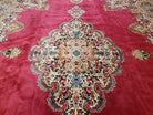 Vintage Karastan Red Kirman Rug #762, Original 700 Series, 8.8 x 12 Karastan Carpets, Discontinued Karastan Rug, Karastan Wool Area Rug - Jewel Rugs