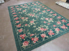 5' 7" X 7' 10" Machine Made Couristan Belgium Made Wool Rug Garden Bouquet Nice - Jewel Rugs