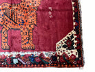 5 X 6 Handmade Rug Zagros Quality Wool Rug Lion Organic Dyes Red Leopard Tribal - Jewel Rugs