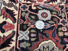 Beautiful Persian Rug 6x8 ft, Herati Mahi Bidjar, Ivory Rust Red Navy Blue Jewel Colors, Highly Detailed Very Fine Handmade Wool Oriental Rug - Jewel Rugs