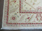 9' X 11' Handmade Indian Agra Tea Wash Wool Rug Carpet # 833 Nice - Jewel Rugs