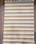 Striped Runner Rug, Flatweave Runner Rug, Hallway Runner, 15 ft Carpet Runner for Hall, Earth Tone Colors, Handmade Hand Woven Farmhouse Rug - Jewel Rugs