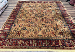 Karastan Samovar Rug #900-901, Karastan Wool Rug 8.8 x 10, Persian Vase Pattern, Tea Wash, Discontinued Carpet, Room Sized, Allover Floral - Jewel Rugs