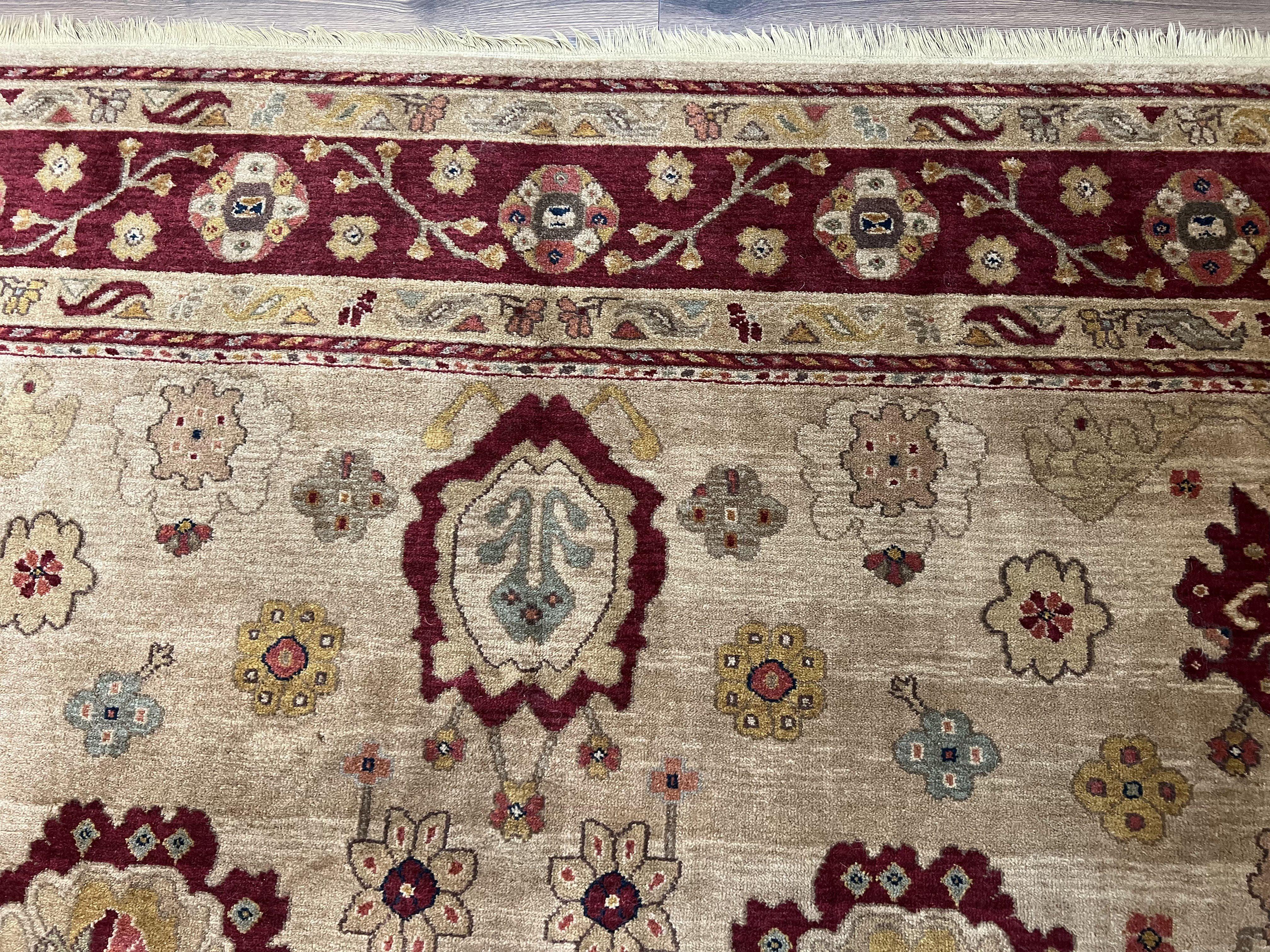 Karastan Rug 8.8 x 12, Antique Legends 2200-203, Karastan Oushak Carpet, Room Sized Wool Area Rug, Discontinued Karastan, Family Room Rug - Jewel Rugs