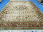 10' X 14' Vintage Handmade Chinese Aubusson Wool Rug Decorative - Jewel Rugs