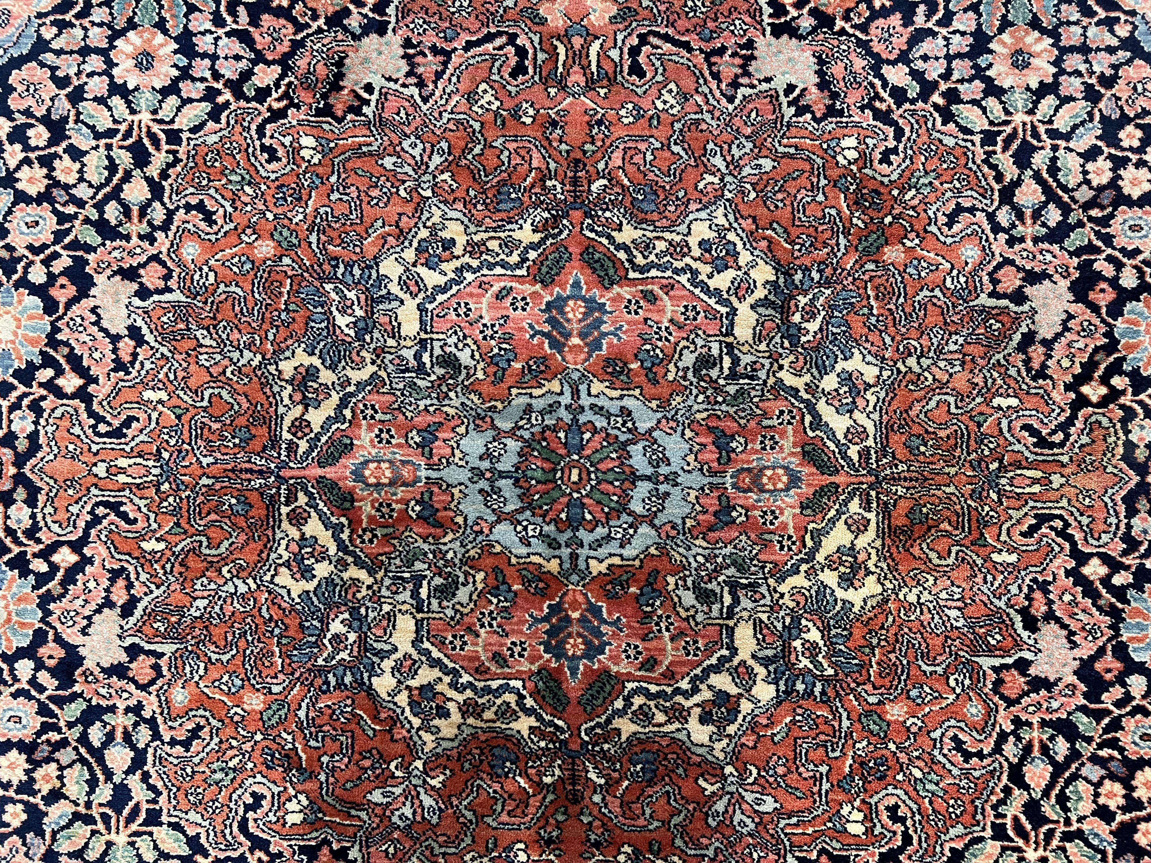 Karastan Rug 8.8 x 12 Kaaashaan Medallion #741, Original Collection 700 Series, Discontinued Wool Karastan Carpet Traditional Medallion Rug - Jewel Rugs