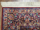 8' 8" X 10' 6" Karastan # 700 Red Saroukk # 785 Wool Rug American Made Beauty - Jewel Rugs