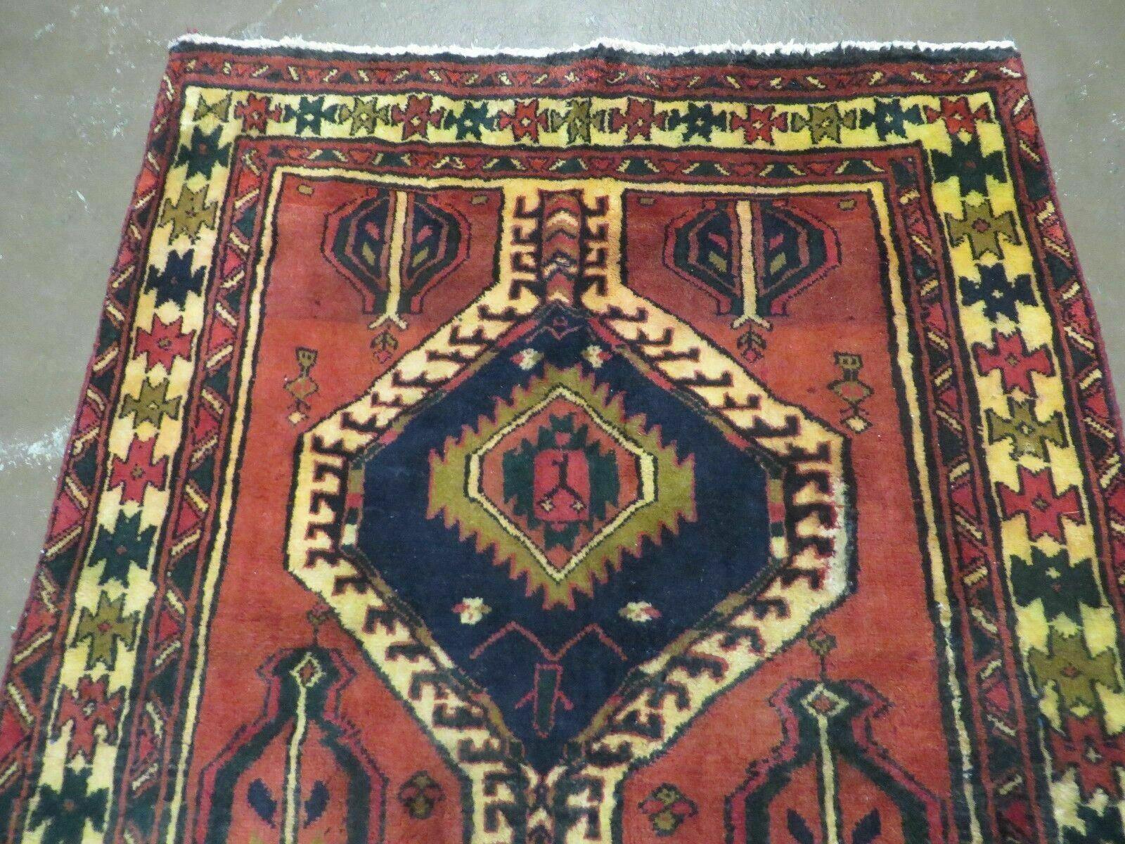 3' 4"X 7' Antique Handmade Turkish Wool Rug Organic #101 - Jewel Rugs