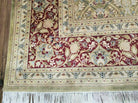 10' X 14' Magnificent Handmade Wool Rug Allover Transitional Goldish Green Wow - Jewel Rugs