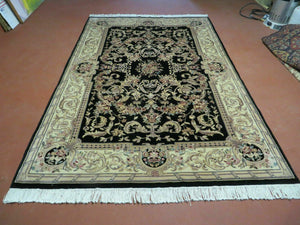 6' X 9' Vintage Handmade Chinese Savonnerie Versailles Pattern Wool Rug Carpet - Jewel Rugs