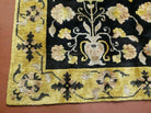 6' X 9' Modern Handmade Tibetan Nepal Wool Silky Rug Carpet Black Gold Nice - Jewel Rugs