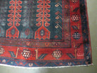 5' X 9' Antique Handmade Afghan Geometric Oriental Wool Rug Birds # 476 - Jewel Rugs