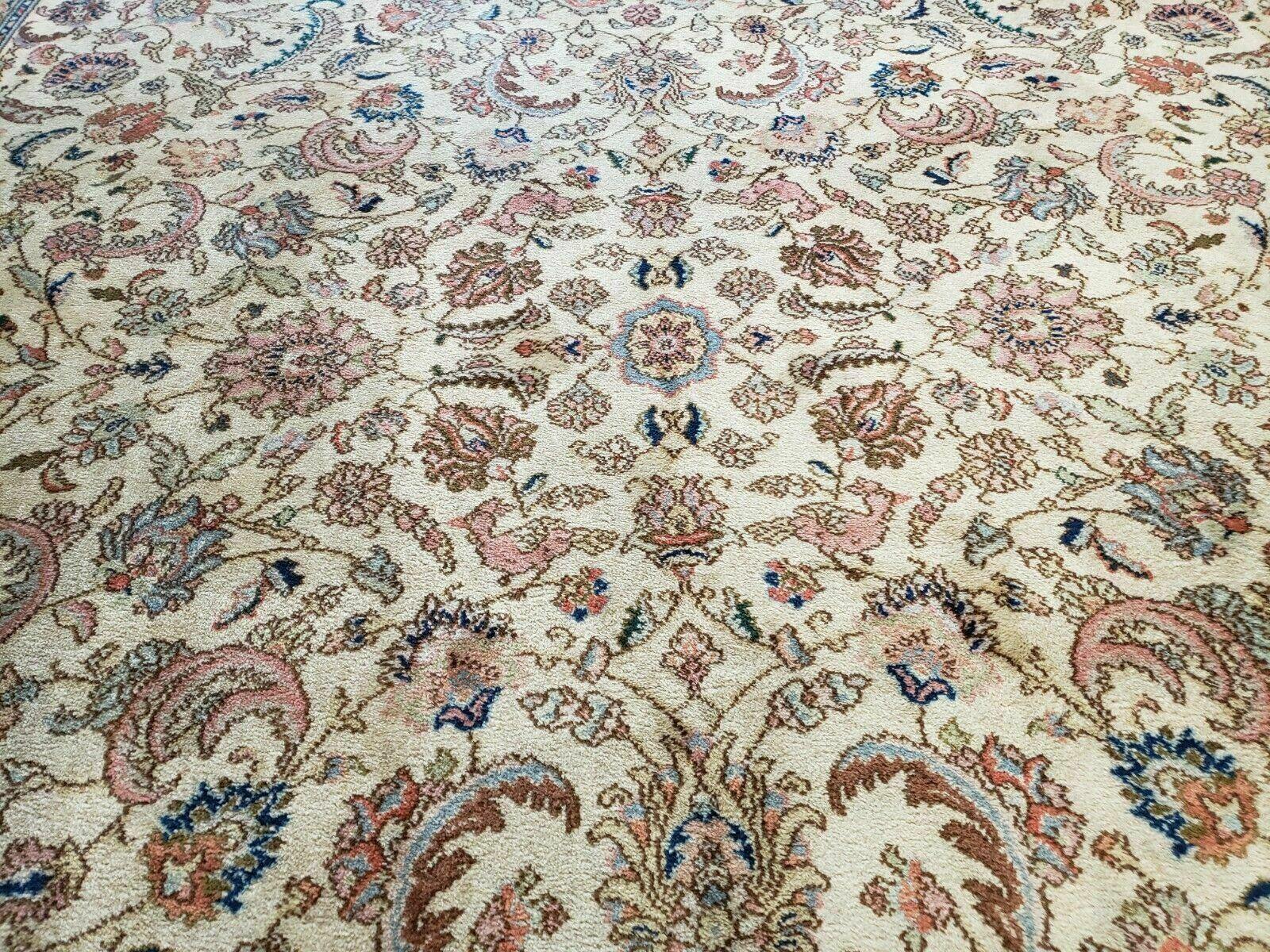 10' X 14' Karastan Ivory Tabriz # 738 Wool RUG American Made Beauty - Jewel Rugs