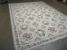 8' X 10' Handmade French Aubusson Savonnerie Design Needlepoint Rug Nice - Jewel Rugs