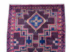 2'11" X 4'6" Vintage Handmade Tribal Wool Rug Balouchi Rug Afghan Rug Geometric - Jewel Rugs