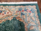 8' X 10' Antique Handmade Art Deco Nichols Peking Chinese Rug Carpet Teal Nice - Jewel Rugs