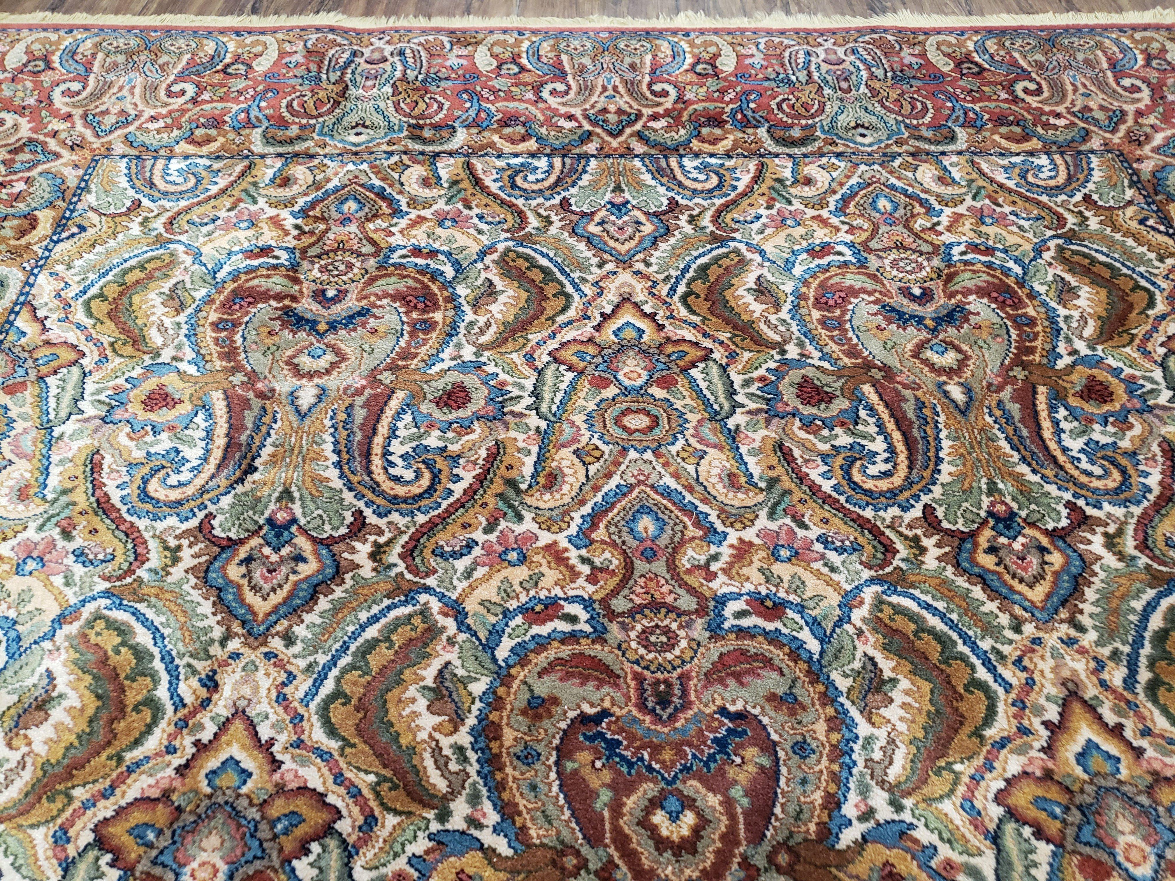 Karastan Rug 8.8 x 12, Imperial Kirman #700 / 709, Original Karastan Collection, Wool Karastan Carpet, Discontinued Karastan Area Rug - Jewel Rugs