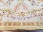 Aubusson Savonnerie Rug 9x12, European Design Elegant Aubusson Carpet, Handmade Hand Woven Floral Flatweave Chinese Aubusson Wool Area Rug - Jewel Rugs