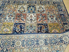 5' X 7' Persian Qum Handmade Carpet - Four Season Kheshti Garden Panel Design - Wool & Silk Rug - Jewel Rugs