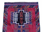 3 X 5 Vintage Handmade Tribal Wool Rug Balouchi Rug Afghan Rug Red Beige Nice - Jewel Rugs