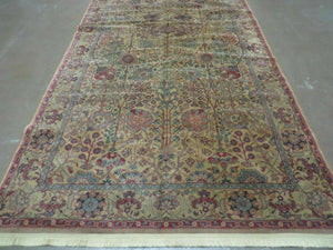5' 6" X 8' 6" Karastan 650/103 Agra Ivory Wool Rug Belgium Rubaiyat Nice #816 - Jewel Rugs