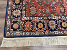 5.9 x 9 Karastan Serapi Rug #729, Wool Karastan Carpet, Original 700 Series, Red and Dark Blue, Discontinued, 6x9 Vintage Karastan, Nice - Jewel Rugs