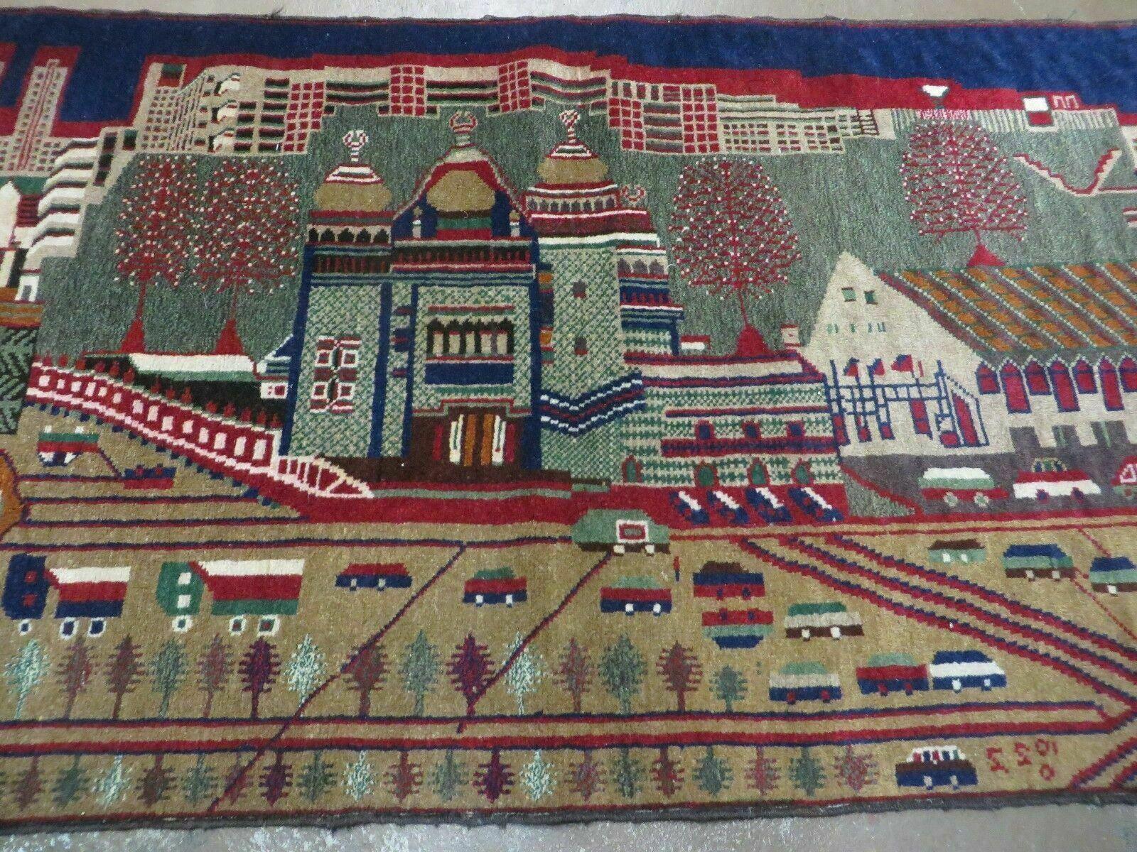 3' X 5' New Vintage Handmade Afghan Balouch Tribal Wool Pictorial Rug # 302 - Jewel Rugs