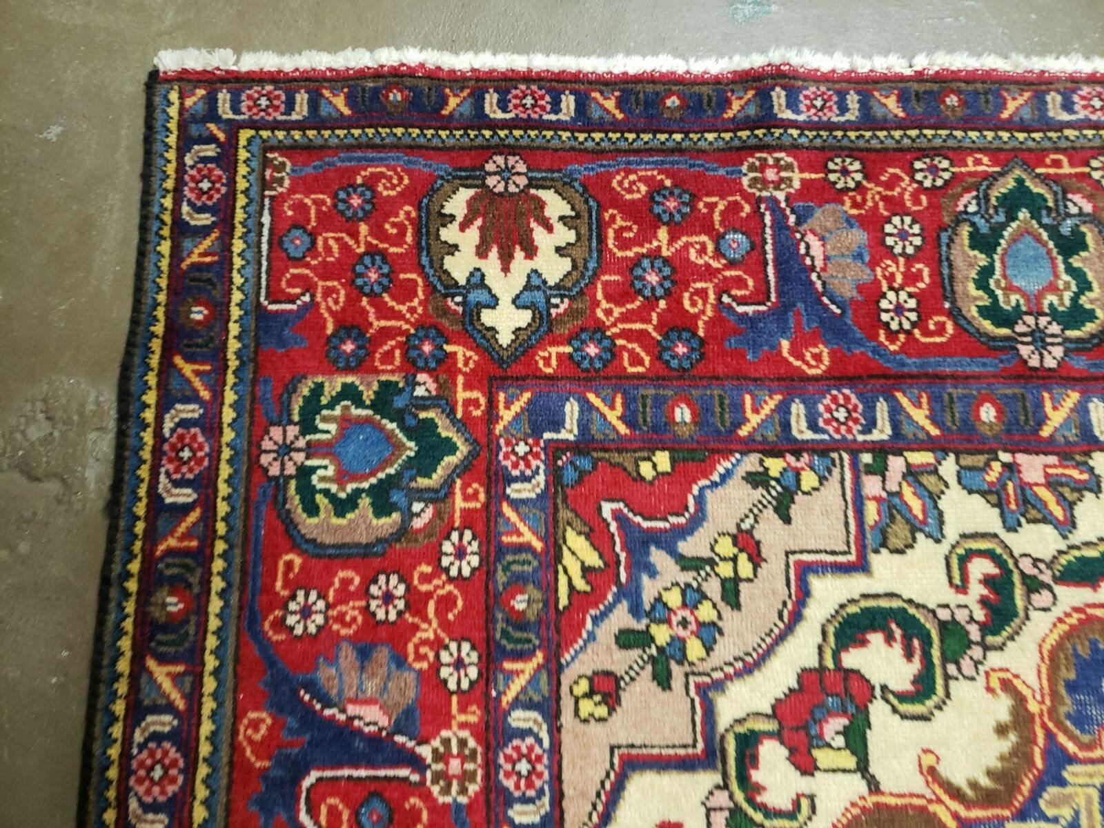 10' X 10' Antique Handmade Turkish Wool Rug Carpet Red Square Nice - Jewel Rugs