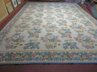 12' X 16' STARK USA Handmade Portuguese Flat weave Wool Beige and Light Blue Area Rug - Jewel Rugs