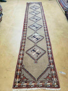 2'4" X 11' Antique Handmade Turkish Wool Rug Runner Carpet Camel Hair Nice - Jewel Rugs