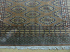 4' 4" X 6' Vintage Handmade Bokhara Turkoman Pakistan Wool Rug Carpet Nice - Jewel Rugs