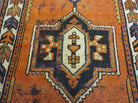 4' 6"X 16' 6" Antique Handmade India Geometric Wool Rug Tribal Veg Dye Nice - Jewel Rugs