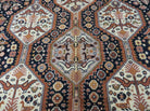 8' x 11' Vintage Power Loomed Couristan European Wool Rug Belgium Birds Nice - Jewel Rugs