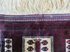 3' X 5' Handmade Fine Knotted Balouch Turkoman Prayer Silk Wool Rug - Jewel Rugs