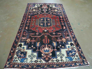 4' X 7' Antique 1920 Handmade Turkish Anatolian Wool Rug Veg Dye Nice - Jewel Rugs