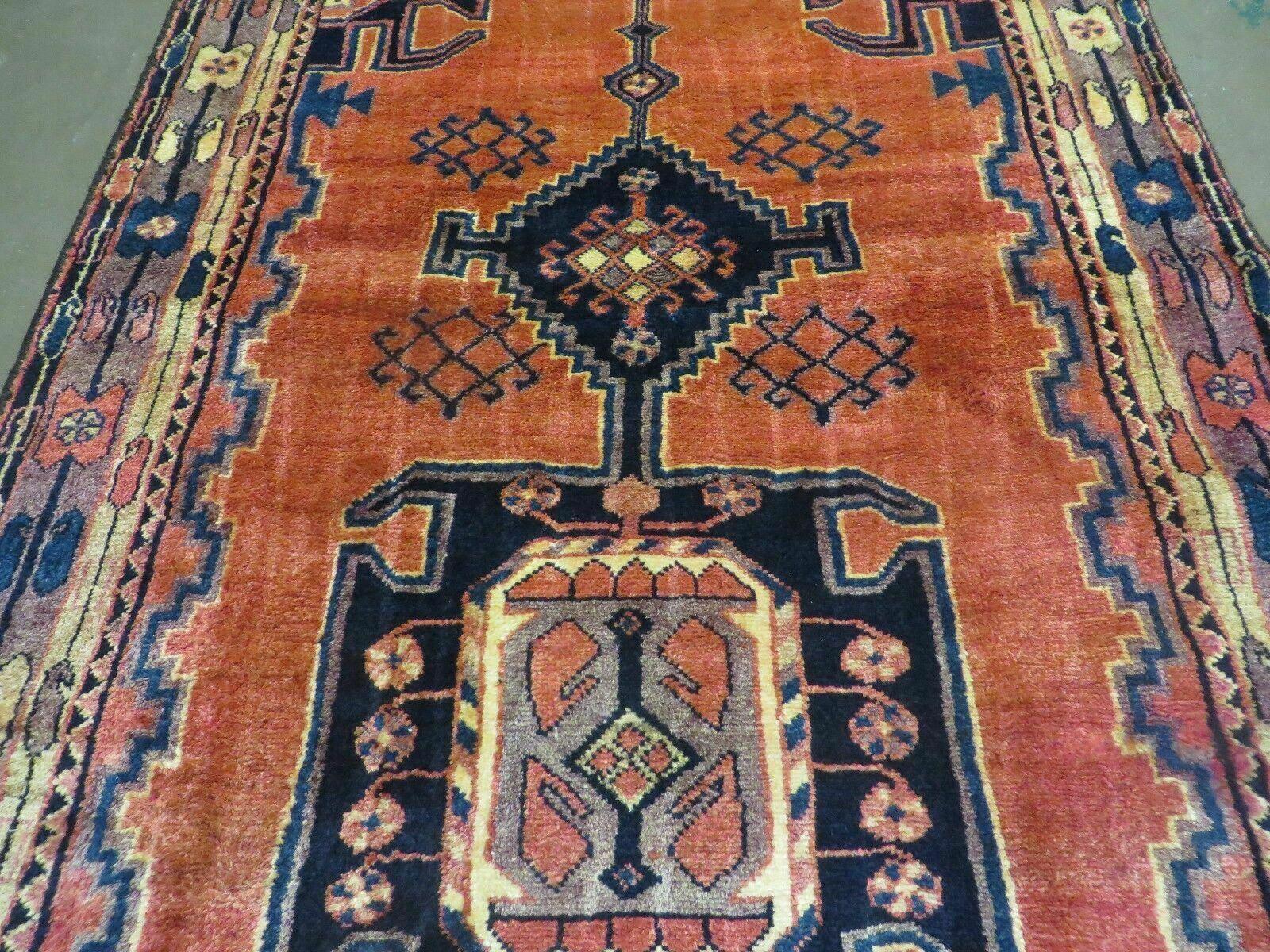 4' 3" X 8' 3" Antique Handmade Turkish Wool Rug # 121 - Jewel Rugs