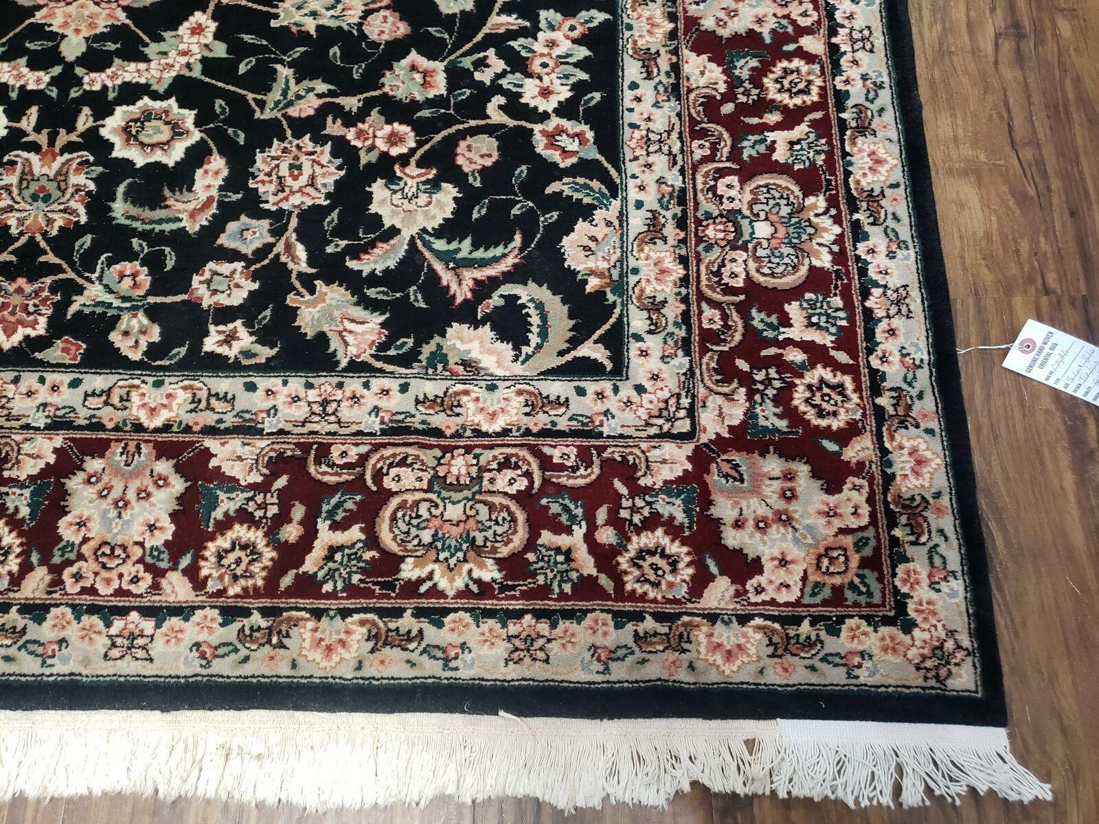 6' X 9' Vintage Oriental Fine Floral Handmade Wool Silk Rug Vegetable Dyes Nice - Jewel Rugs