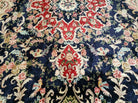 9' X 12' Vintage Handmade Indian Kashmiri Silk Rug Carpet Nice - Jewel Rugs