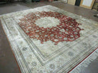 8' X 10' Vintage Handmade Fine Chinese Oriental Silk Rug Hand Knotted Carpet - Jewel Rugs