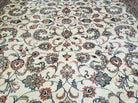 9' X 12' Vintage Handmade India Oriental Wool Rug Carpet Hand Knotted Ivory - Jewel Rugs