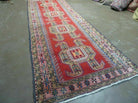 3' 8" X 10' 6" Antique Handmade Turkish Kazak Design Wool Rug Runner Carpet - Jewel Rugs