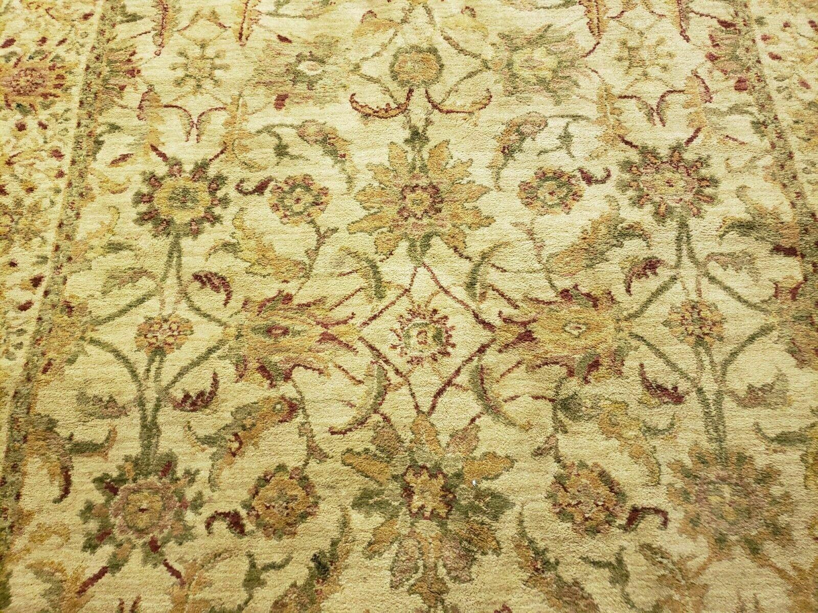 5' X 7' Vintage Machine Made Floral Oriental Wool Rug Nice Beige Traditional Style Home Décor - Jewel Rugs